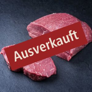 2 Portionen á 2 Hüftsteaks, Paketgewicht ca. 1,0-1,6kg; 31,50€/kg